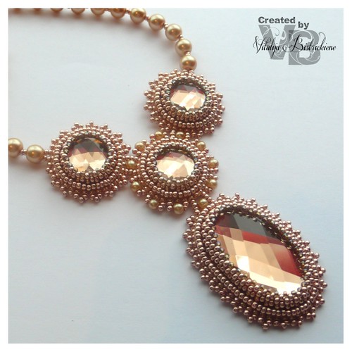 Necklace "Cinnamon" Vitalija Bistrickiene Flickr