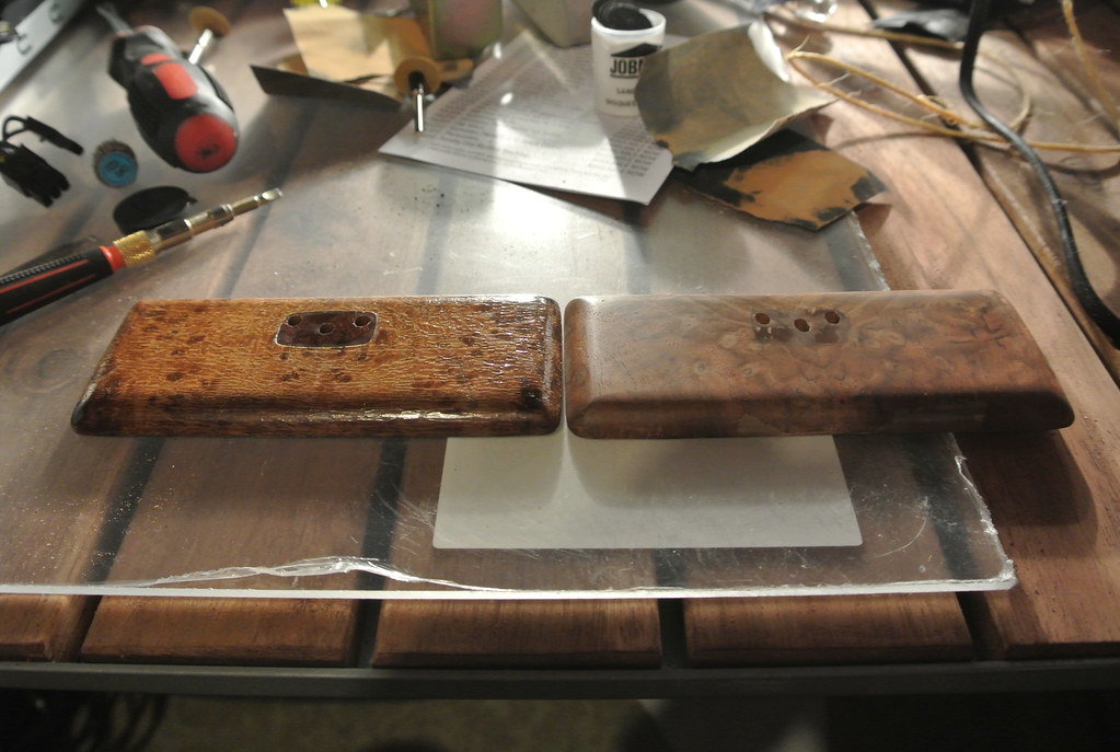 Refinishing wood veneer although in this case it appears t… Flickr