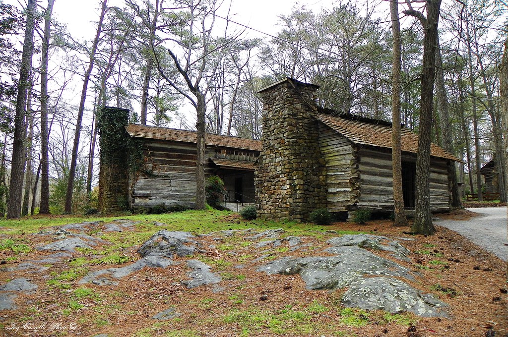 Log Homes at Noccalula Falls Park Gadsden, Alabama Joy Castello