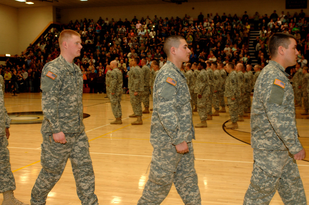 144th Military Police Deployment Ceremony at Corunna High … Flickr