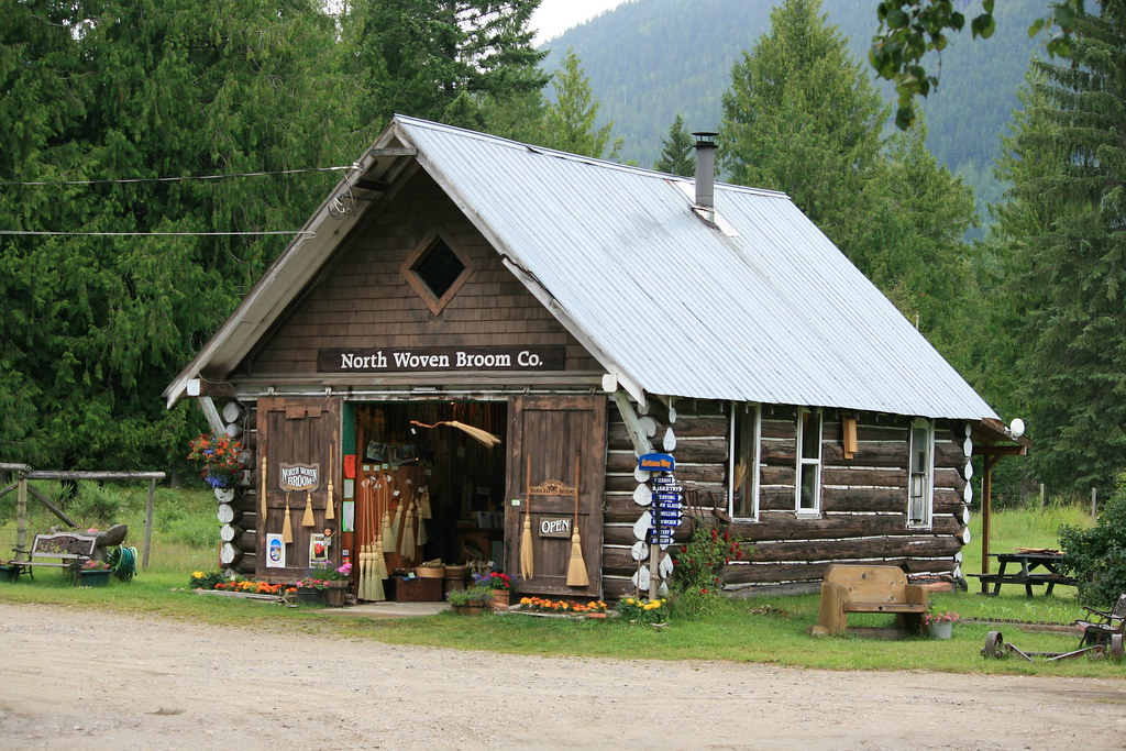 North Woven Broom Co., Crawford Bay, BC Blu Flickr