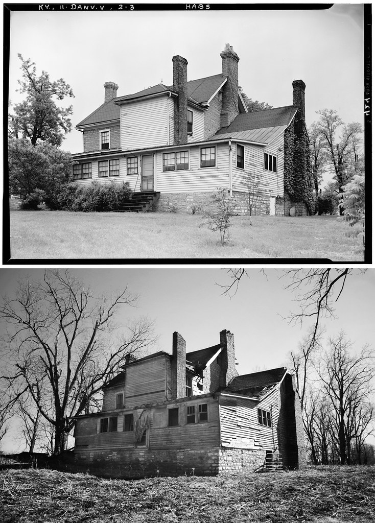 William Crow House 1940 vs. 2013 (Rear View) 1940 photo fr… Flickr