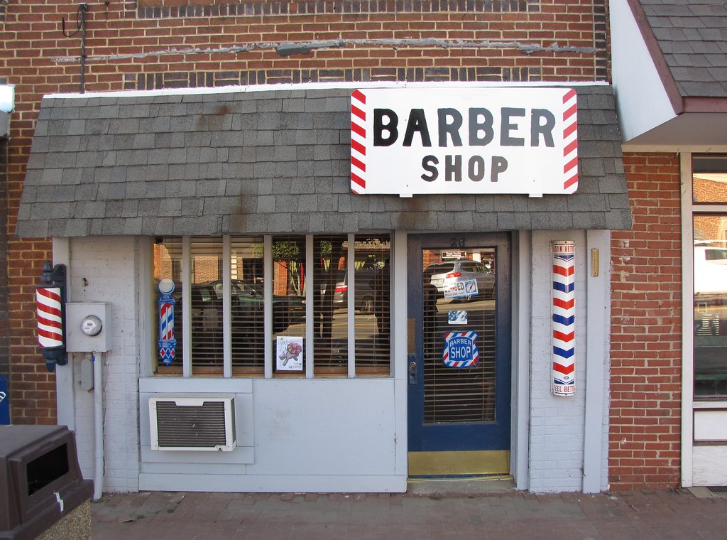 Barber Shop A barber shop on Hillsboro Street in Pittsboro… Flickr