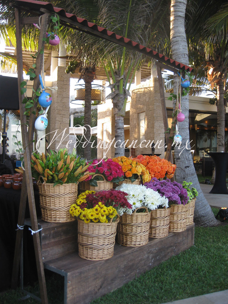 flower market wedding decor cancun riviera maya Latin Asia Flickr