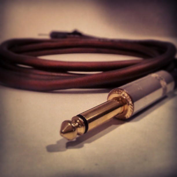 Custom built spring clip cord. Twotobe mono plug. Silver … Flickr