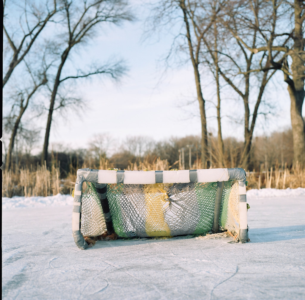 Pond Hockey The art of the pond hockey goal Erik Ljung Flickr