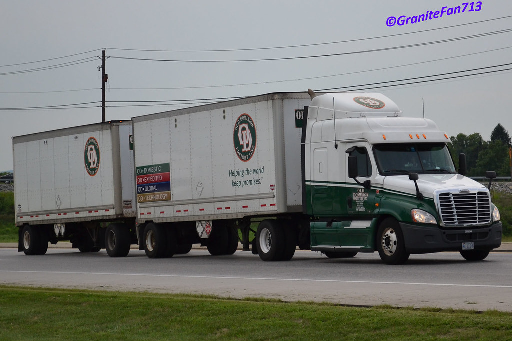 Old Dominion Freightliner Cascadia with Doubles (4) a photo on Flickriver