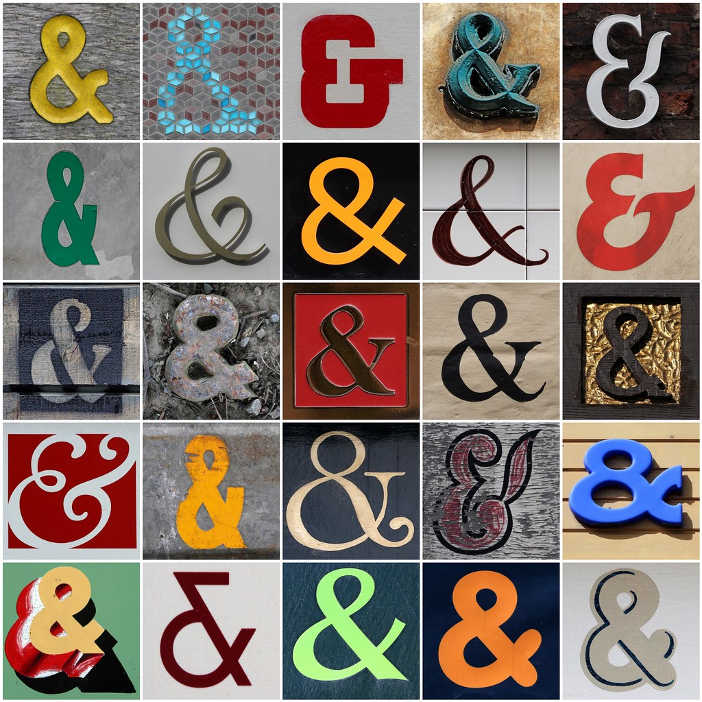 Ampersands 04 1. ampersand &, 2. ampersand &, 3. ampersand… Flickr