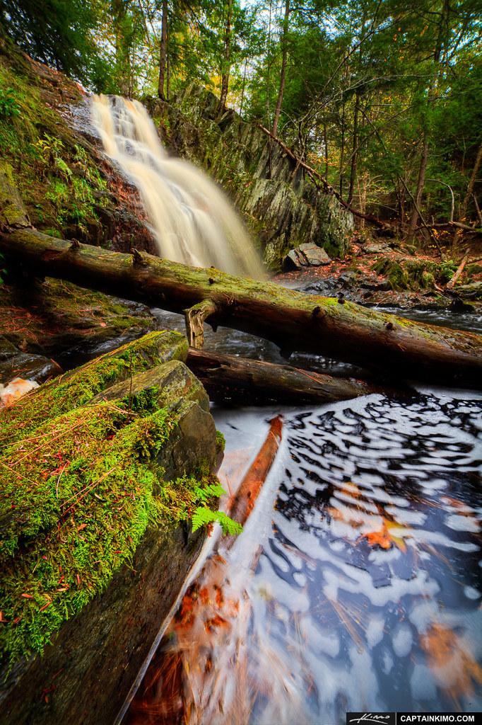 CascadeFallsinMaineattheSacoBayTrail captainkimo.c… Flickr