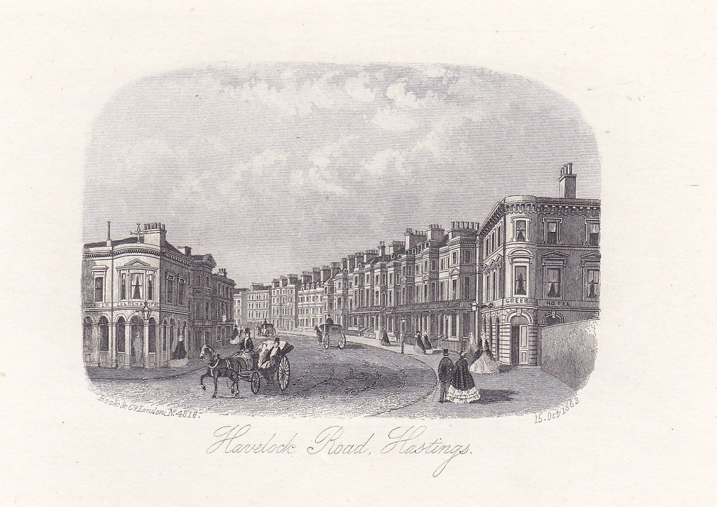 Havelock Road, Hastings. 1863 From an engraving by Rock & … Flickr