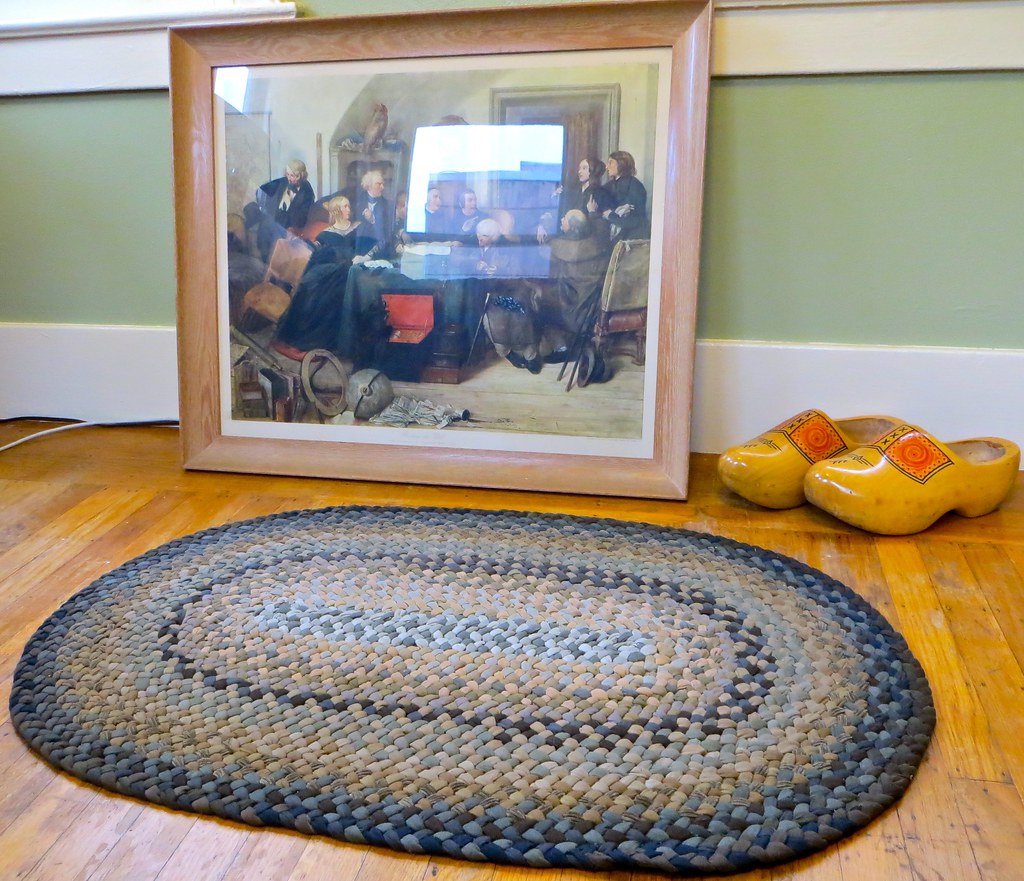 Braided Rug Project Finished Product The goal was to turn… Flickr