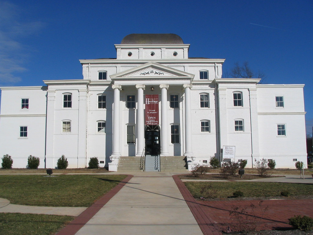 The restored Wilkes County Courthouse is home to the Wilkes County