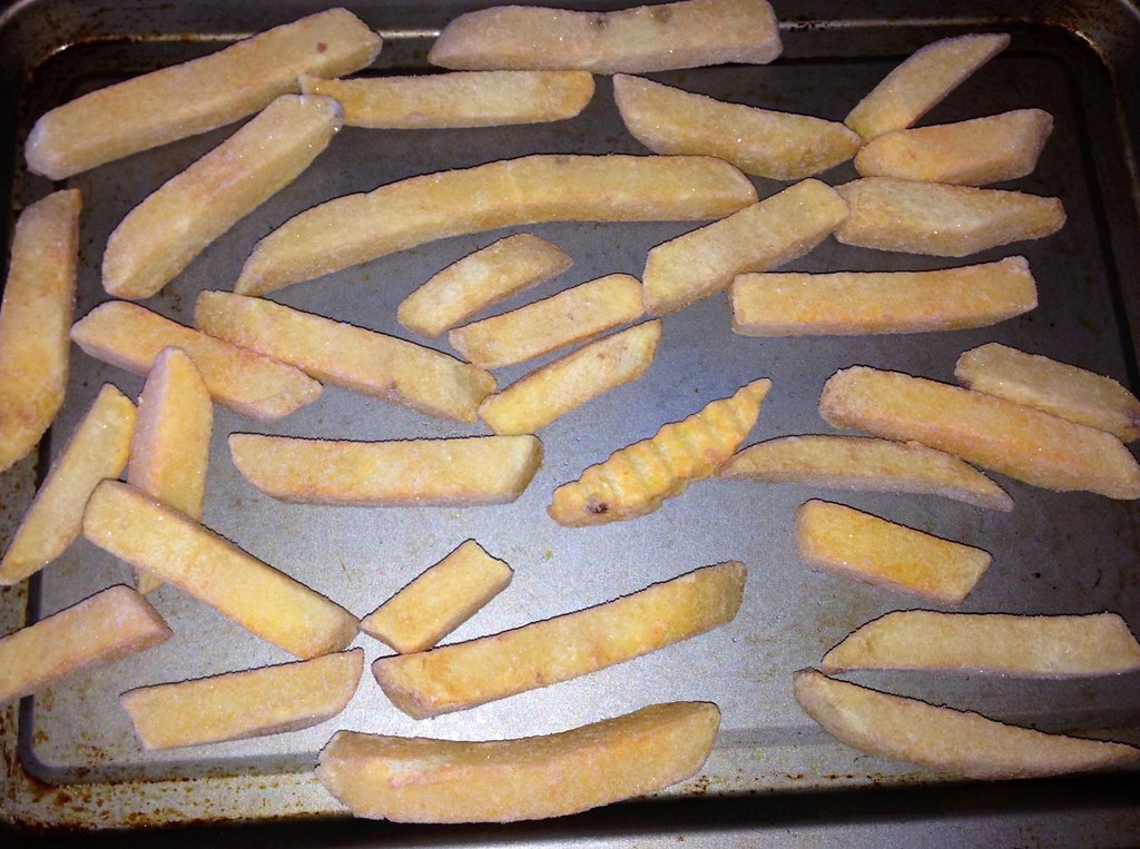 Oven Chip Mystery As I was preparing the oven chips for te… Flickr