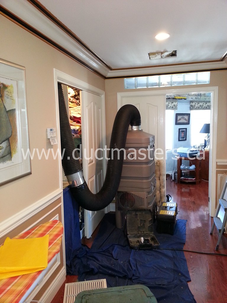Duct Masters 2013 Attic job and using our latest portable … Duct