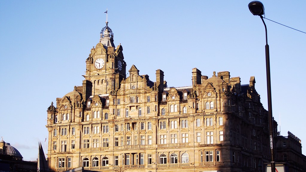Balmoral Hotel, spring sunset 01 the massive edifice of th… Flickr