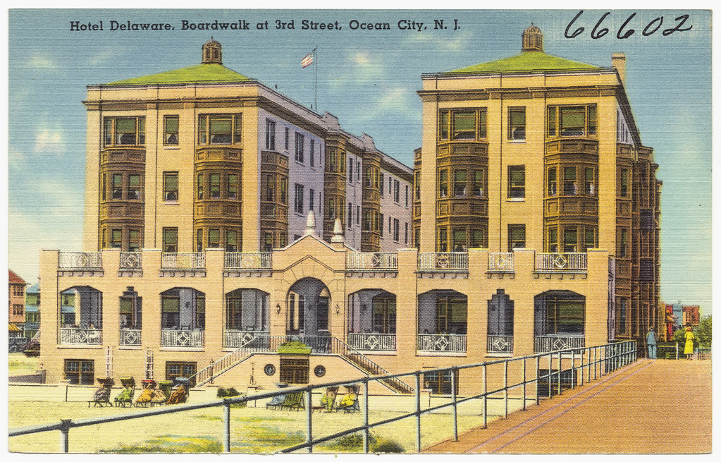Hotel Delaware, Boardwalk at 3rd Street, Ocean City, N. J.… Flickr