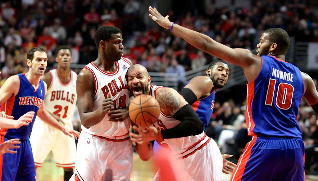 Caption this photo from last night's Bulls/Pistons game Flickr
