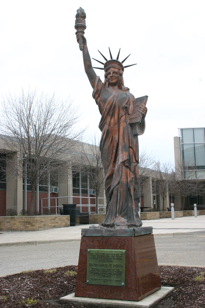 Lady Liberty Waukegan Illinois Village Hall Michelle Reitman Flickr