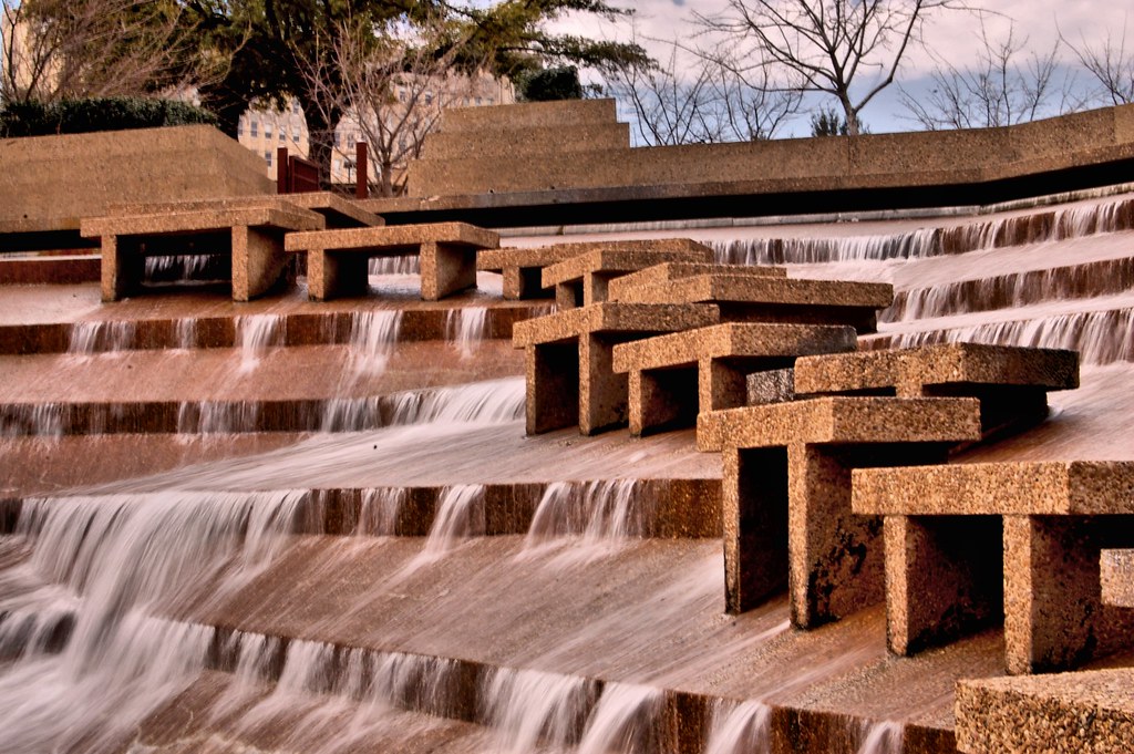 Ft Worth Water Gardens The Ft Worth Water gardens the Big … Flickr