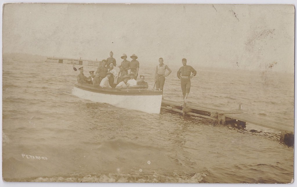 c. 1910 Camp Petawawa Military Patrol Boat at Small Wo… Flickr