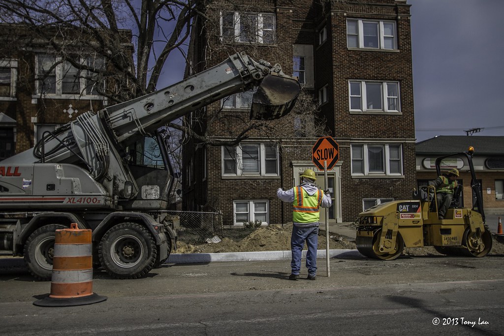 Road Maintenance 5th Avenue, Gary indiana Tony Lau Photographic Art