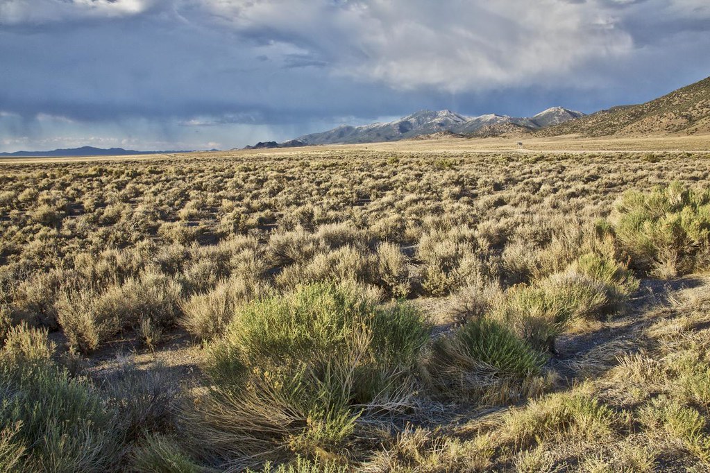 Desert Road Cherry Creek, Nevada Storm coming in... View O… Flickr