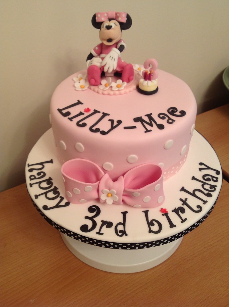 Minnie Mouse Birthday Cake For LillyMae's 3rd Birthday … Flickr