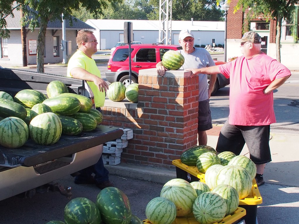 another day, another watermelon FayetteCounty FarmersMarket Flickr
