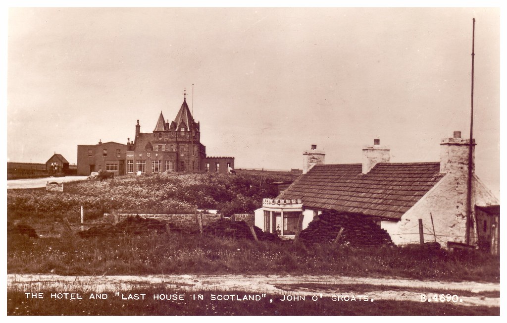 The Last House in Scotland. John o' Groats Hotel is in the… Flickr