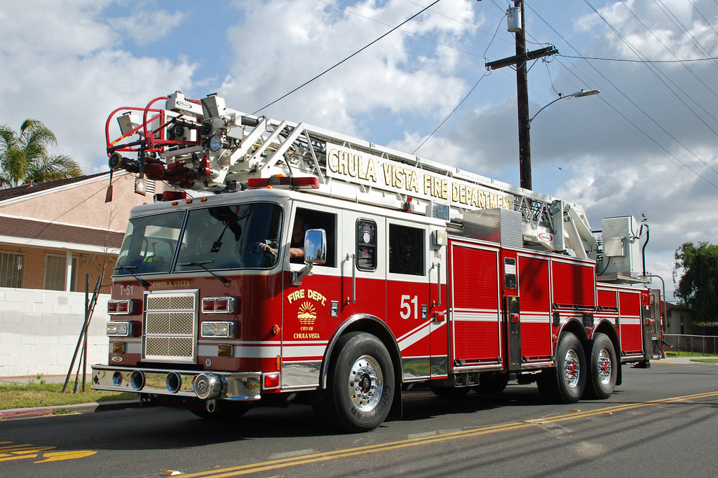 Chula Vista Fire Dept. Pierce ladder truck in Chula Vista,… Flickr