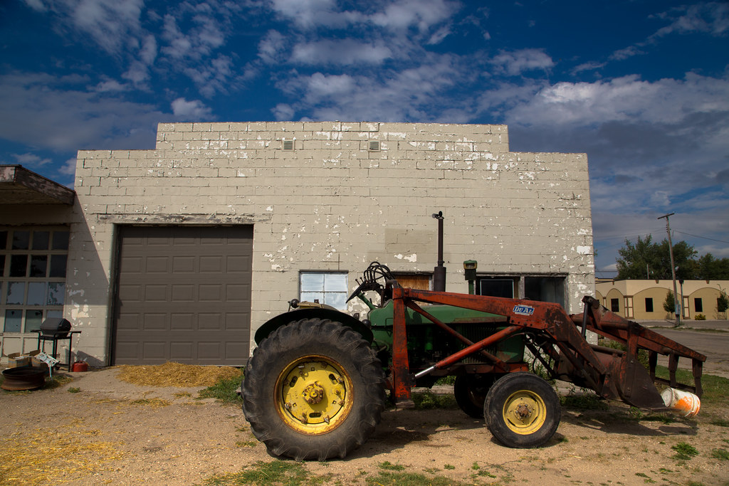 Tractor, Leeds, North Dakota Peter Thody Flickr