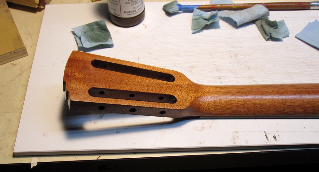 pegheadneck_2_coats A detail shot two coats gunstock oil… Flickr