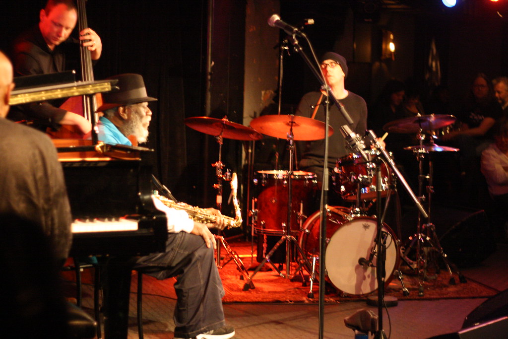 Pharoah Sanders live Pharoah Sanders sax William Henderso… Flickr