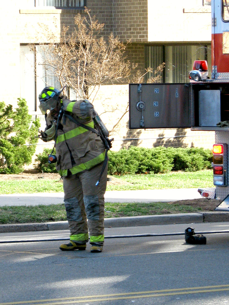 Firefighter Apartment Fire, Washington DC, Christmas Day 2… Art