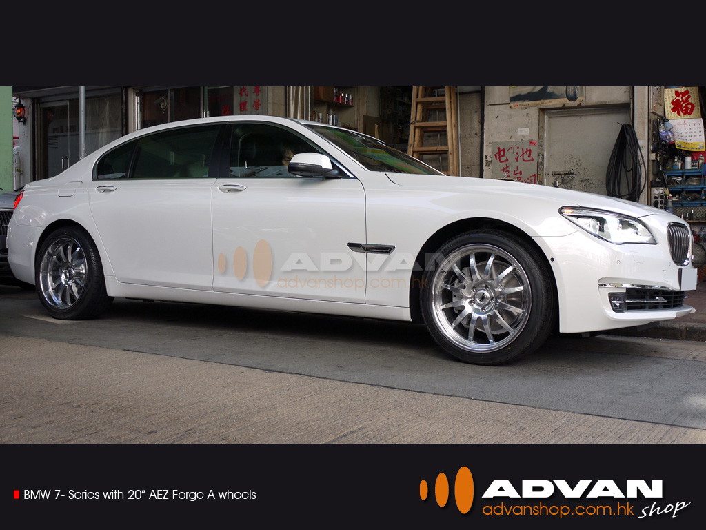 BMW 7 Series with 20" AEZ A wheels Advan Shop Flickr