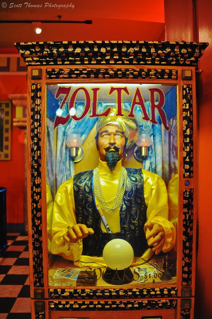 The Great Zoltar Zoltar, the fortune teller coin operated … Flickr