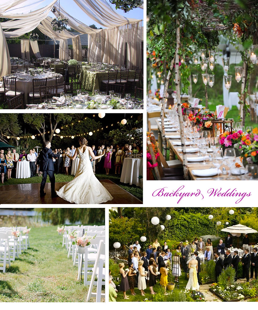 Beautiful Backyard Weddings Whether as a way to cut costs … Flickr