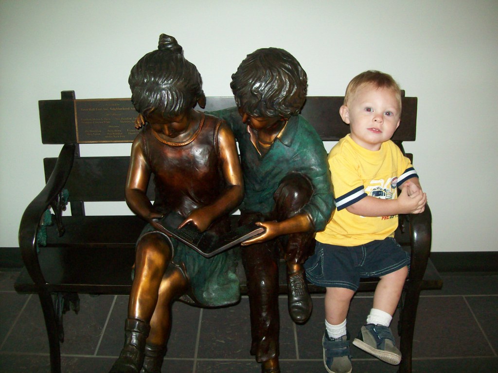 David PillerBurlington children's statue Burlington Friends of the