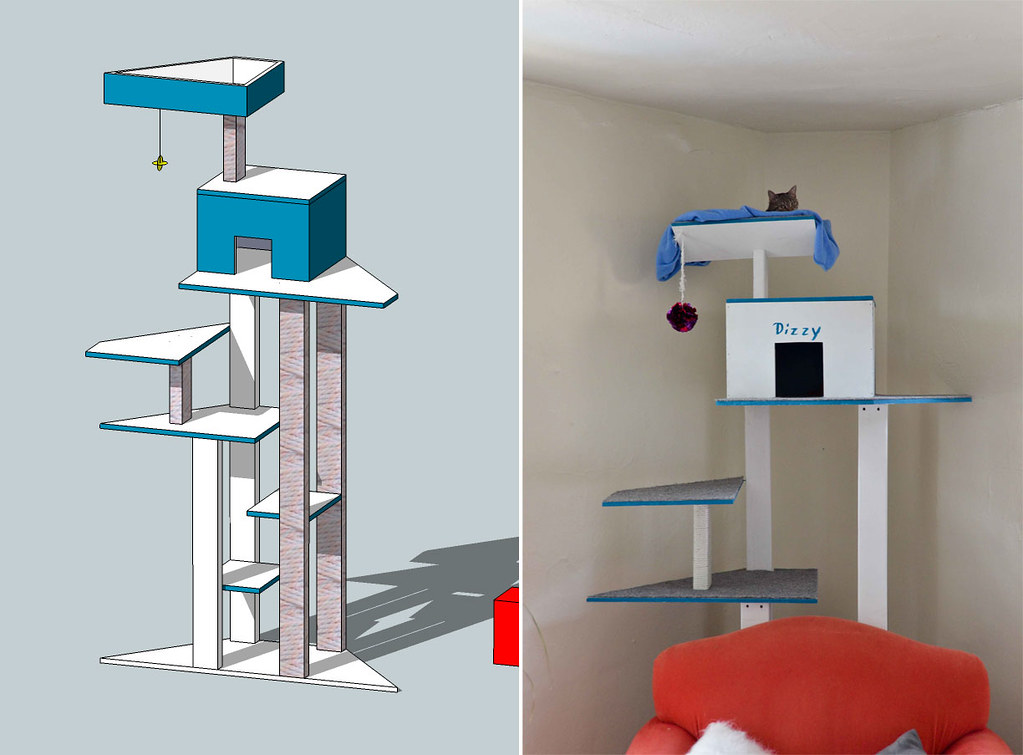 Cat Tower Design & Implementation sk Flickr