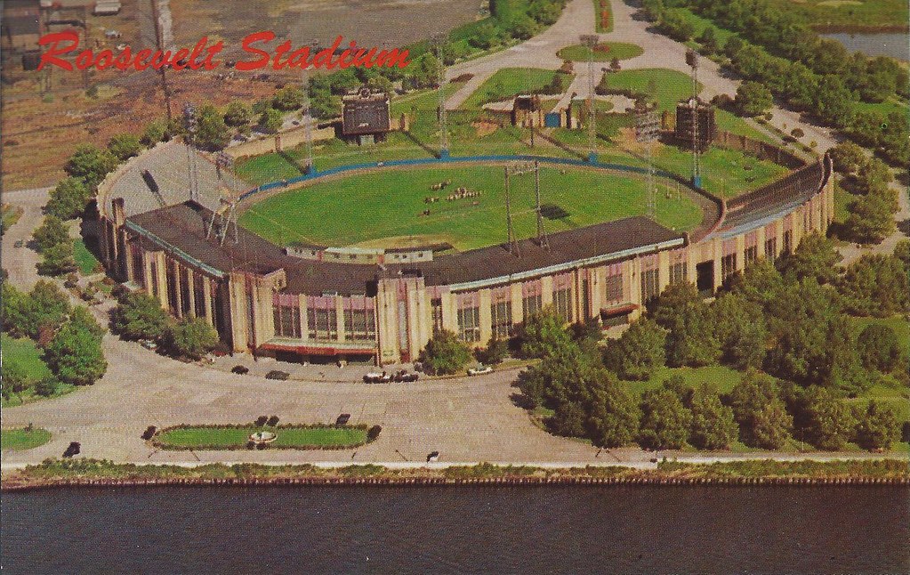 Roosevelt Stadium postcard ` NJ Baseball Flickr