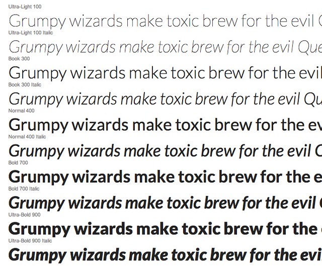 Google Fonts Lato (Awesome alternative to Helvetica Neue