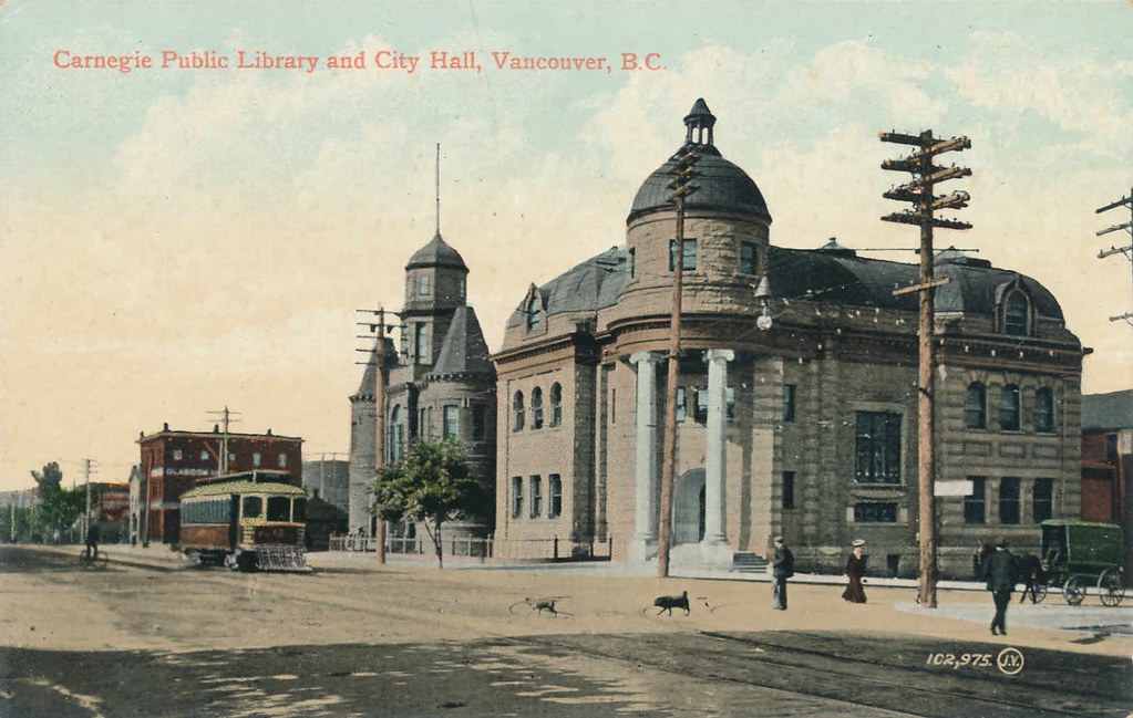 Postcard Carnegie Library & City Hall, c.1905 "Carnegie P… Flickr