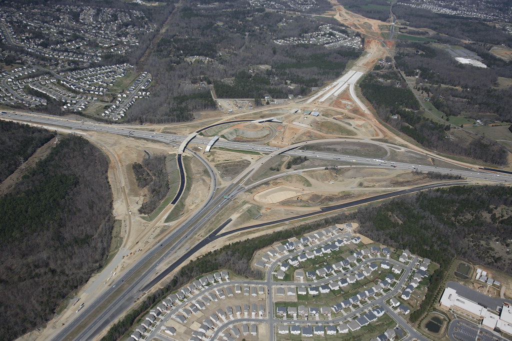 I85/I485 Interchange Lane Construction and STV are worki… Flickr