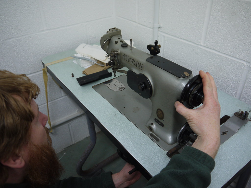 Bristol Hackspace Sewing Machine Anton's industrial sewin… Flickr