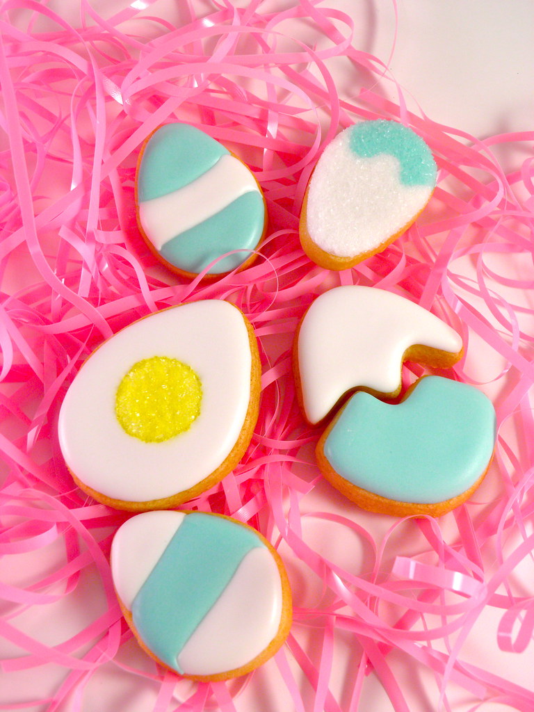 Decorated Easter Egg cookies Created using Martha by Mail … Flickr