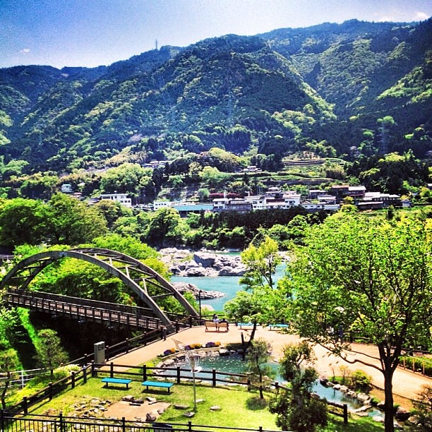 Yoshinogawa Tokushima ken!!! On the way to Kochi Chaotic N… Flickr