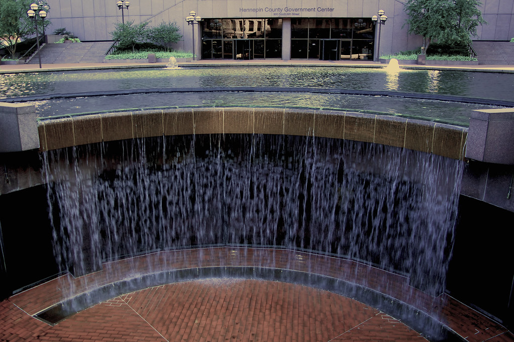 Government Plaza Fountain The building was designed by the… Flickr