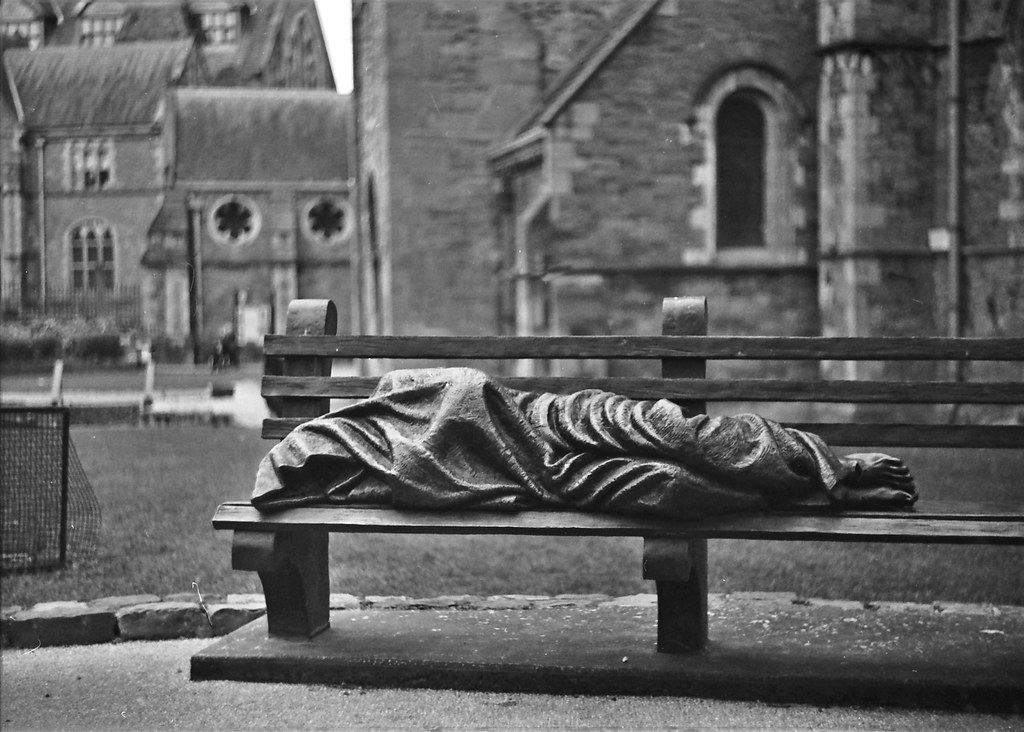 Dublin city centre statue Tom Evans Flickr