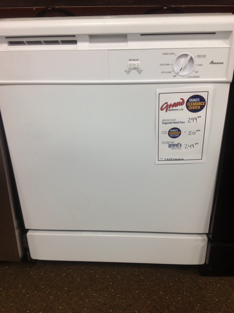 205 Amana dishwasher Model ADB1000AWW / MSRP 269 Spec… Flickr