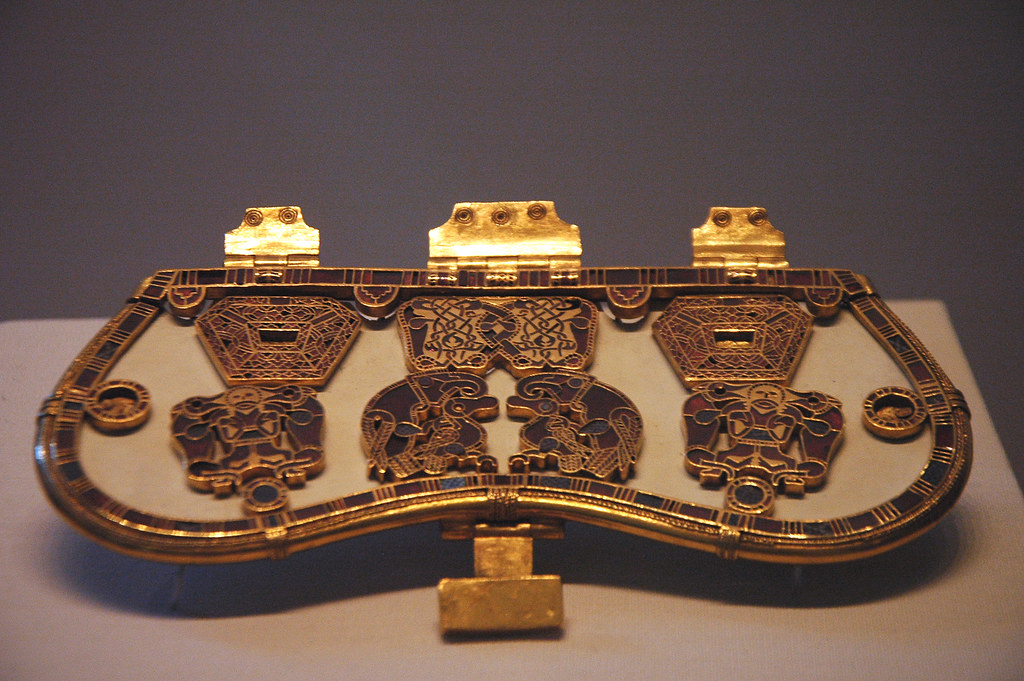 Purse lid from the shipburial at Sutton Hoo, the British … Flickr
